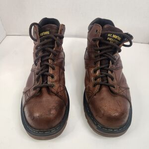 Dr. Martens Men's Brown Leather Boots